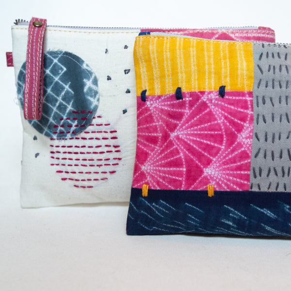 Leera Patchwork Pouches