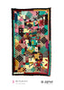 Single Contemporary Cotton Siddi Quilt: Multicolour