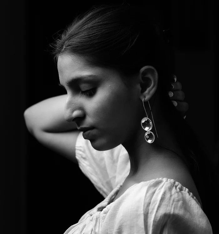 Ankahi Silver Filigree Earrings