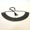 Anvi Shas's Beaded Necklace: Black and White