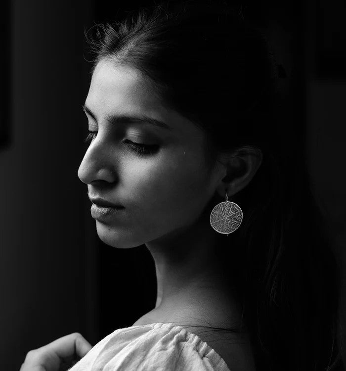 Chandra Silver Filigree Earrings