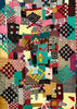 Single Contemporary Cotton Siddi Quilt: Multicolour