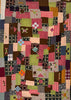 Single Contemporary Cotton Siddi Quilt: Multicolour