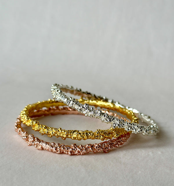 Cosmic Reef Bangles | Metallic (Set of 3)