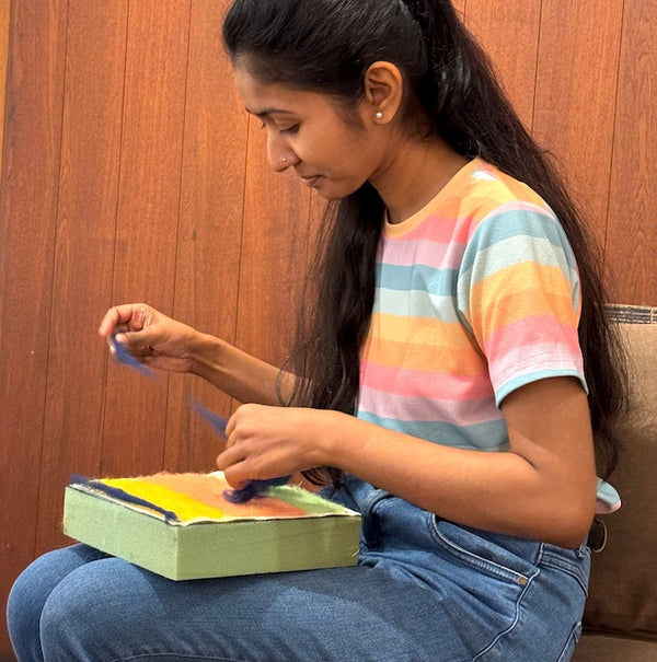 Workshop: Painting with Fibre: Explore Needle Felting