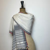 Bhujodi Cotton Stole: Black and White