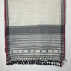 Bhujodi Cotton Stole: Black and White