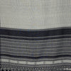 Bhujodi Kala Cotton Stole: Black and White