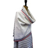 Bhujodi Kala Cotton Stole: Black and White