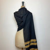 Bhujodi Striped Cotton Stole: Black