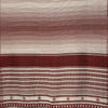 Bhujodi Striped Cotton Stole: Red and White