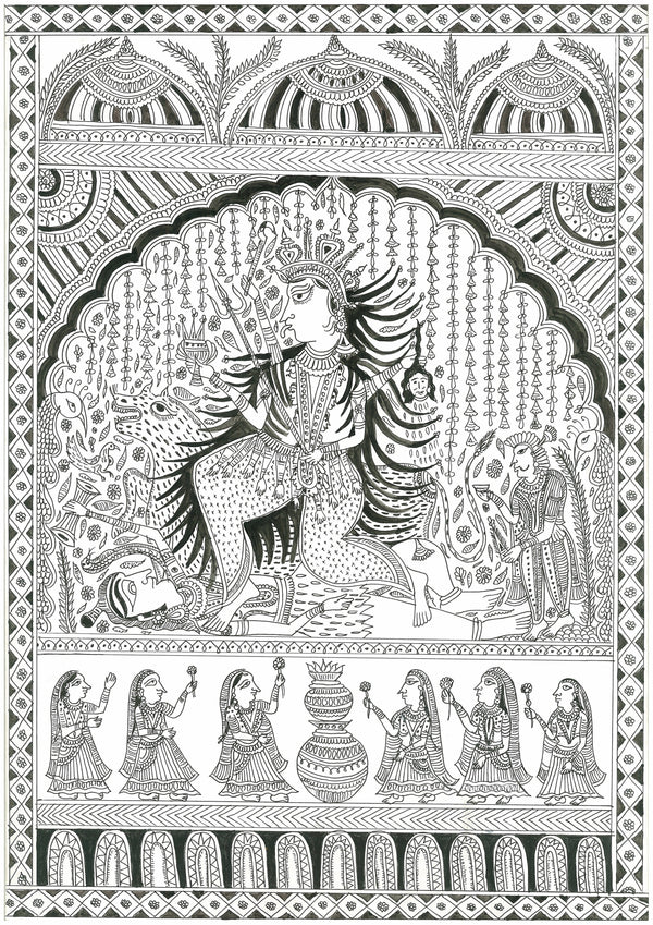 Mata-ni-Pachedi on Paper: Kali Mata