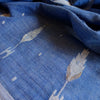 Natural Indigo Jamdani Stole: Pataphool