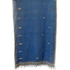 Natural Indigo Jamdani Stole: Pataphool