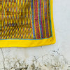 Moire Multicolour Wrap: Yellow