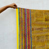 Moire Multicolour Wrap: Yellow
