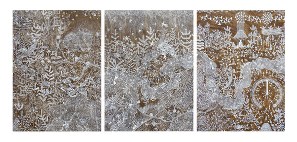 Triptych: Emergence of Spirits: Raab | Paush | Khala