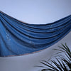 Random Diamond Handwoven Jamdani Dupatta: Indigo
