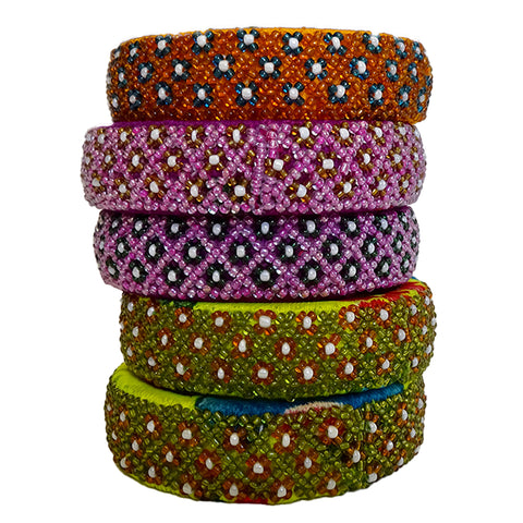 Tribal Beaded Bangles