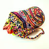 Vintage Rabari Embroidery Potli Bag: Multicolour