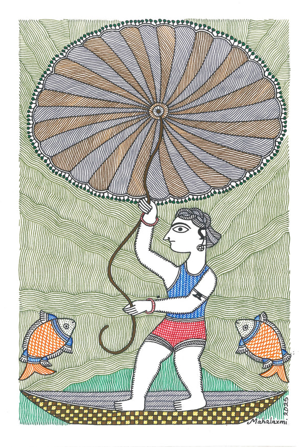 Mahalaxmi Karn: Fisherman Casting Net