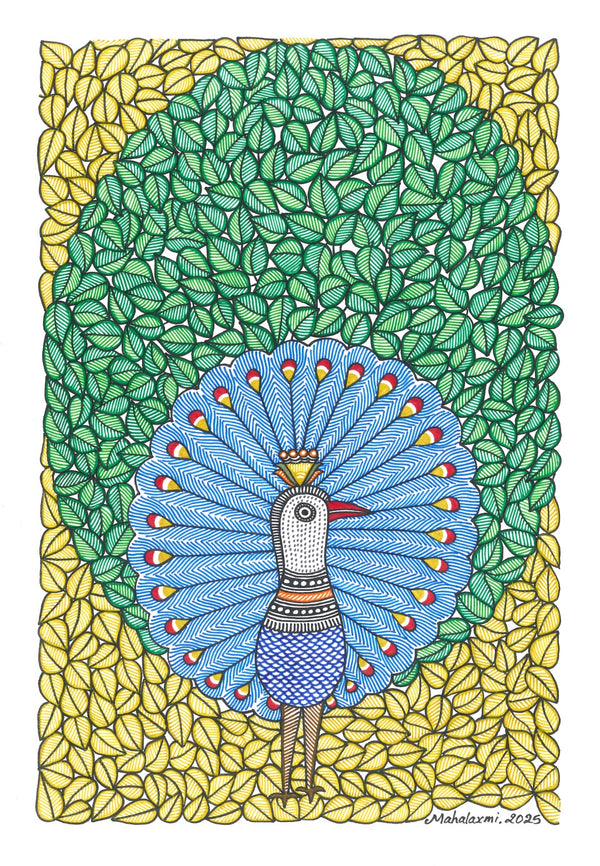 Mahalaxmi Karn: Dancing Peacock
