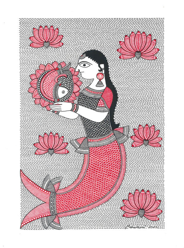 Mahalaxmi Karn: Mermaid and Baby