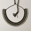 Anvi Shah's Beaded Necklace: Black and Grey