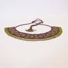 Anvi Shas's Beaded Necklace: Brown and Green