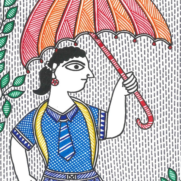 Mahalaxmi Karn: A Young Girl Going to School