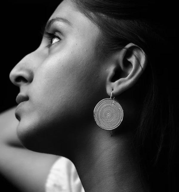 Chandra Silver Filigree Earrings