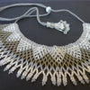 Anvi Shah's Beaded Beauties: Turquoise, Teal, White and Grey