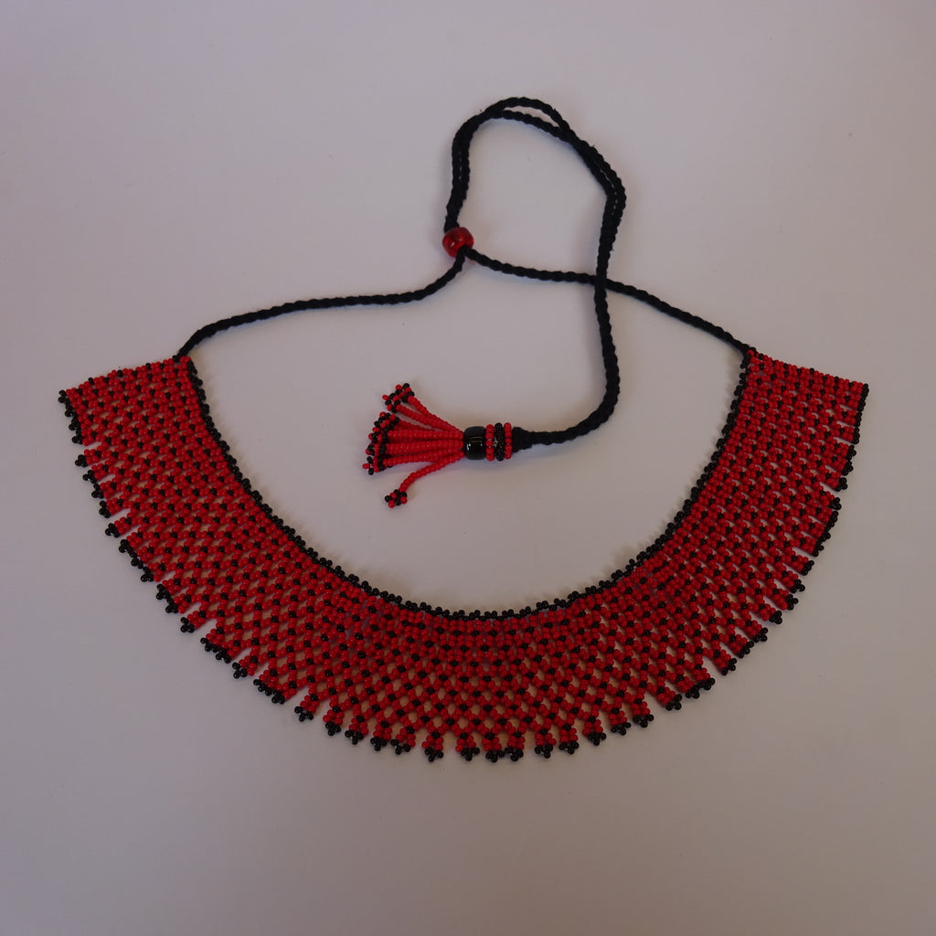 Anvi Shah's Beaded Beauties: Red and Black