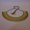 Anvi Shah's Beaded Beauties: Blue, Yellow, and Orange