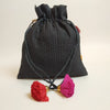 Pure Ghee Phulwari Potli: Black