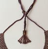 Anvi Shah's Beaded Necklace: Brown