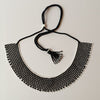 Anvi Shah's Beaded Necklace: Black