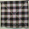 Small Patched and Embroidered Kavandi Baby Quilt: Mutlicolour