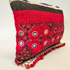 Large Vintage Embroidery Tote Bag: Red
