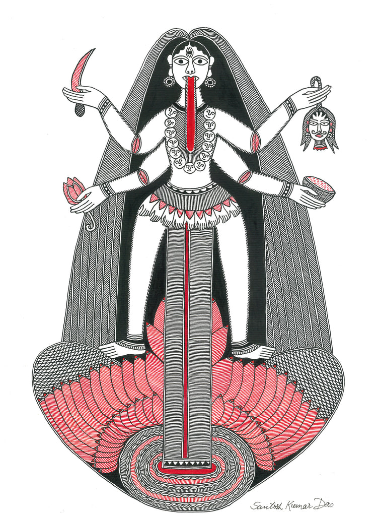 Madhubani Art | Kali