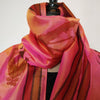 Mita Parekh’s Block Printed Silk Stole : Pink