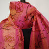 Mita Parekh's Block Printed Silk Stole: Pink