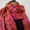 Mita Parekh's Block Printed Silk Stole: Pink
