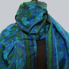 Mita Parekh's Block Printed Silk Stole: Blue and Green