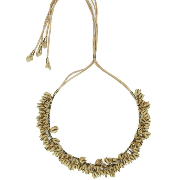 Pure Ghee Mogra Chain Mala: Gold