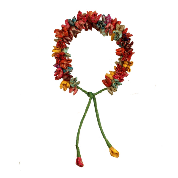 Pure Ghee Multi Mogra Gajra: Multicolour