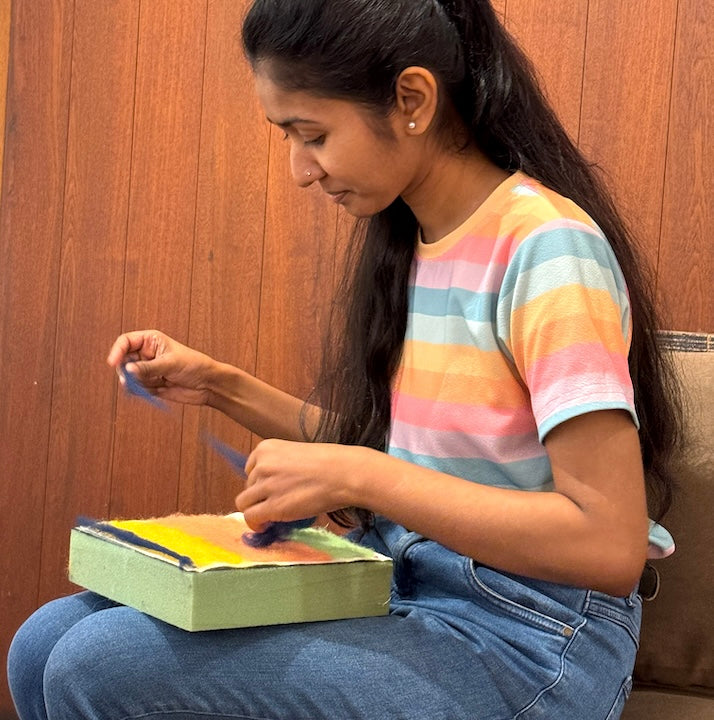 Workshop: Painting with Fibre: Explore Needle Felting