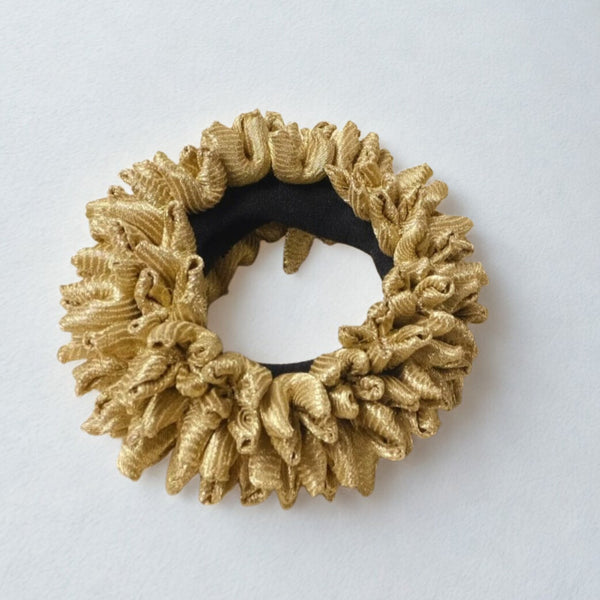Pure Ghee Mogra Rubber Band: Gold