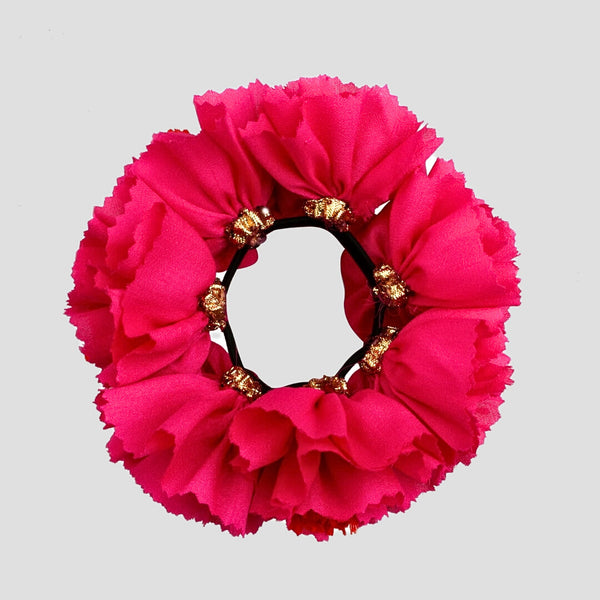 Pure Ghee Fuschia Genda Rubber Band: Pink