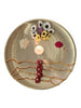 Cotton Crocheted Medium Red Rakhi's : Rosette 4: Set of Four